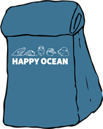 Happy Ocean lunch bag