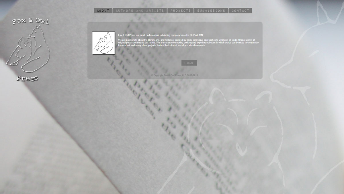 Original Site: About Page