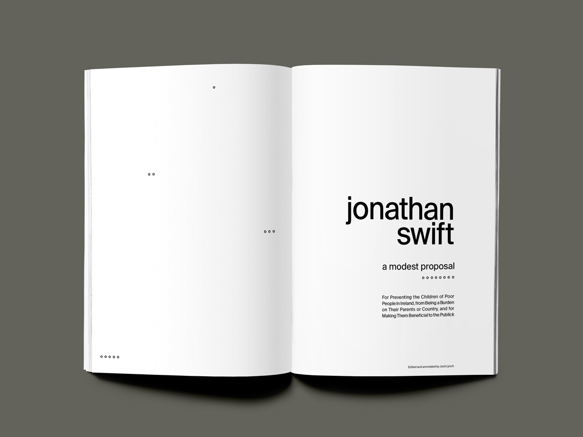 Web Print Typography: Jonathan Swift