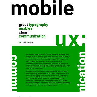 Typography Examples Thumbnail